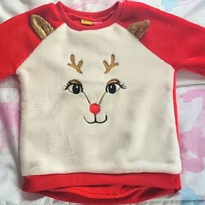 Little girl Xmas sweater, EUC🎉🎊